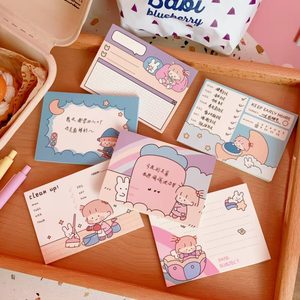 Nhà Máy Bán Hàng Trực Tiếp Kawaii Hàn Quốc Dính Memo Pad Dày Giấy Dính Ghi Chú Thiết Lập Bằng Văn Bản Thẻ Chỉ Số - Product Image 2
