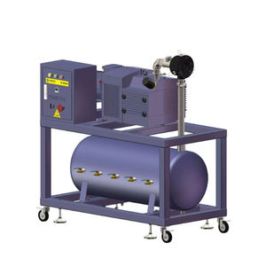 Double pompe à palettes rotatives sans huile avec réservoir de stockage Unité de vide Sans huile et propre Refroidissement par air à haute efficacité Compact Léger - Product Image 5