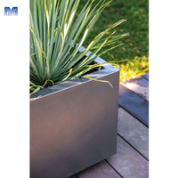 Plateau de rempotage mur flottant moules en métal en acier corten grands pour jardinières intelligentes extérieures pot d'arrosage automatique de plante en lévitation