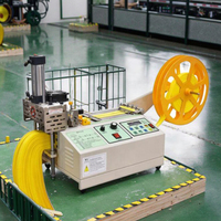 Machine de découpe de ceinture de ruban d'étiquettes électriques d'approvisionnement d'usine 110/220V pour Textiles/vêtements avec économie d'énergie de réception automatique