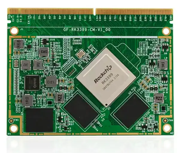हार्डवेयर अनुकूलन रॉकचिप rk3399 सिस्टम मॉड्यूल कोर बोर्ड पर समर्थन 4k रिज़ॉल्यूशन 4k gb dr 16gb emc