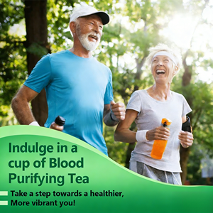 Té Herbal Purificador de Sangre OEM, Mezcla Natural Detox para la Salud Sanguínea, Vegano, Sin OMG, Orgánico USDA, Espino Blanco, 10 Bolsitas de Té de 4g Cada Una - Product Image 2