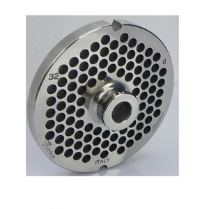 Placa para Picadora de Carne Patrizio de 32 mm, Acero Inoxidable, Hecho en Italia, para Procesamiento de Carne - Product Image 1