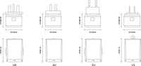 Gateway Bluetooth WIFI MOKO MKGW1-MINI, penerima iBeacon Bluetooth, gateway wifi frekuensi ganda untuk pelacakan aset