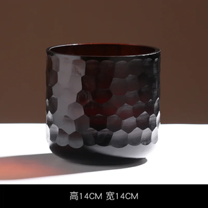 Hand Made Colored <b>Glass</b> Candle Jar Hexagon Shape Heat Resistant Votive <b>Holder</b> for Home Decoration Reusable - Product Image 5