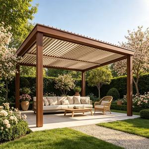<span class=keywords><strong>Pergola</strong></span> motorisée à lames orientables, <span class=keywords><strong>pergola</strong></span> bioclimatique, <span class=keywords><strong>pergola</strong></span> protégée contre les UV, gazebo de <span class=keywords><strong>jardin</strong></span> pour patio / <span class=keywords><strong>chalet</strong></span> de vacances - Product Image 4
