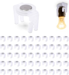 Clips magnétiques extra puissants pour l'éclairage de Noël, aimants pour prises d'éclairage de Noël C9 - Product Image 1