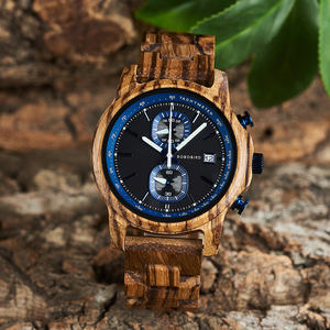 Men's Luxury Eco-Friendly <b>Wooden</b> Quartz <b>Watches</b> Custom Logo Lightweight with Unique Texture Pointer Fashionable Hot Selling - Product Image 5
