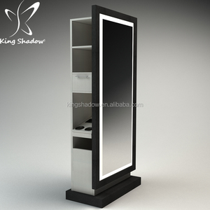 Station de <span class=keywords><strong>coiffure</strong></span> miroir de salon de <span class=keywords><strong>coiffure</strong></span>, dispositif avec led, ligh, vente directe d'usine - Product Image 1