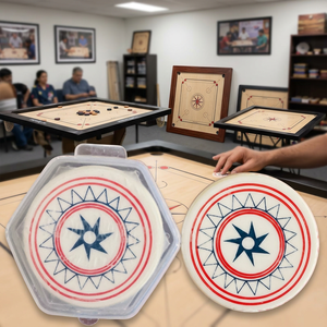 Portable PVC Carrom Striker Lightweight Durable for <b>Travel</b> Tabletop Play - Product Image 2