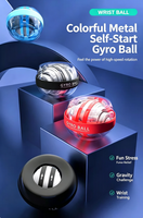 Gyroscope de poignet durable et sûr avec lumières, entraîneur de poignet et d'avant-bras, soulagement carpal, fitness gyroscopique
