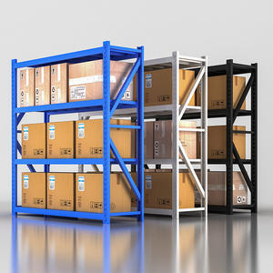 رفوف تخزين قابلة للتعديل للمرآب والمستودعات، أرفف معدنية فولاذية للتكديس - Product Image 1