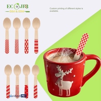 Cuillère en bois de bouleau personnalisée, jetable, écologique, compostable, ensemble de couverts en bois pour la restauration, les hôtels et les services aériens