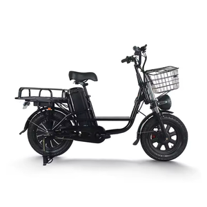 Black <b>Electric</b> City Bike Step Through Commuter with Rear <b>Hub</b> Motor 15AH Electronic Rear Rack Front Basket Urban Mobility - Product Image 2