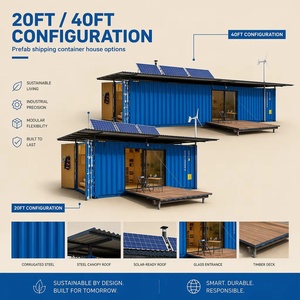 Villa Modulare di Lusso Moderna, Casa Container Personalizzata da 20 Piedi con 1 Camera da Letto e Bagno, Interni Completi e Servizi Inclusi - Product Image 1