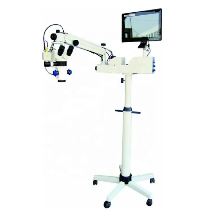 Microscope numérique orl avec séparateur de faisceau et caméra à fort grossissement