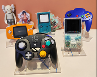 Support d'affichage amélioré en acrylique transparent HoFong pour console GameBoy Color