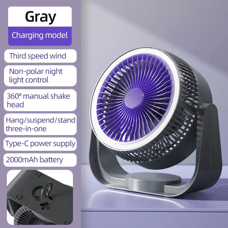 สีเทา 2000mAH