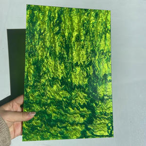 Bridgevia Mixed Pearl Acrylic <b>Sheet</b> Bundle 3mm Thickness 200x300mm Marbled <b>Plastic</b> Material for Laser Cutting DIY Creative - Product Image 4