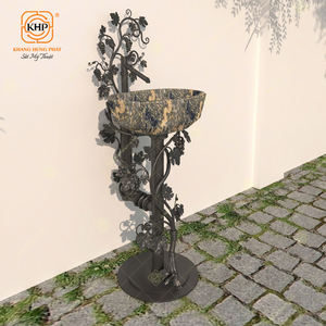 Banc balançoire de jardin en fer forgé de luxe, 2-3 places, robuste, pour extérieur, patio, balançoire de véranda en métal forgé à la main, style européen/classique - Product Image 2