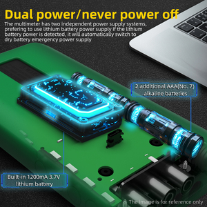 Oscilloscope numérique portable BSIDE Mini V30 à double canal 50 MHz avec sonde, batterie 1200 mAh, garantie 1 an, manuel, en plastique - Product Image 4