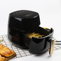 Friteuse à Air chaud Intelligent sans fumée, appareil électrique numérique, multifonctionnel, w