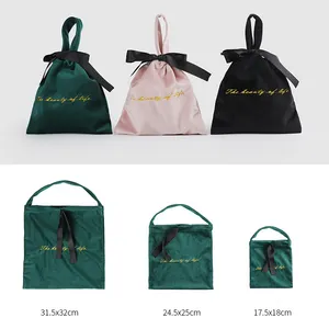 Wholesale Pink Drawstring Wedding Pouch Gift Velvet Bag With Handle