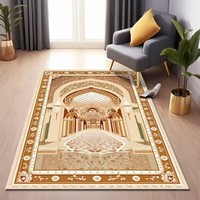 Islamischer Gebets teppich Türkische Kirche Teppich Gebets matte Home Muslim Janamaz Gebets teppiche Gedruckte Muster Reise gebets matte