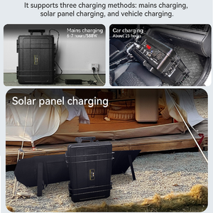 Station d'alimentation solaire portable 3000W avec contrôleur MPPT, batterie externe lithium-ion, générateur solaire 1000W, chargeur de voiture - Product Image 1