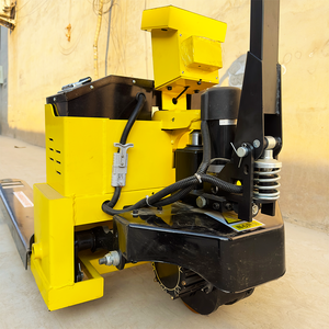 <span class=keywords><strong>Transpalette</strong></span> manuel hydraulique avec balance électronique intégrée pour usine et atelier, roues en PU, utilisation extérieure - Product Image 2