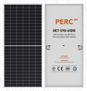 Panel Solar Tipo N de 590w, Módulo Fotovoltaico Tier-1, Suministro al por Mayor de Paneles Solares Negros de 590w, Almacén en Polonia - Product Image 1