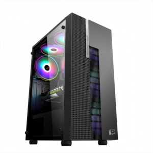 <span class=keywords><strong>Tour</strong></span> de jeu verticale USB3.0 ATX pour ordinateur 2023 Offre Spéciale avec ventilateur RVB et armoire en verre trempé pour les jeux de bureau - Product Image 6