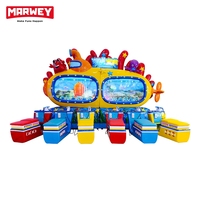 Marwey Nouvelle Machine de Simulation de Pêche Intérieure de Haute Qualité pour Enfants, Machines de Jeu d'Arcade à Récompenses, Meilleures Ventes