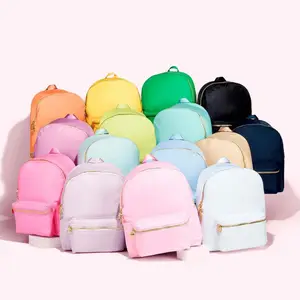 Sac à dos en nylon Chenille personnalisé pour le sport en plein air, pour hommes et enfants, sac d'école, sac à couches, sac à bandoulière de voyage, vente en gros