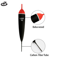 Nouvelle conception 3g 4.5g 6.5g 9g 15g Flotteurs de pêche en fibre de carbone et bois de balsa