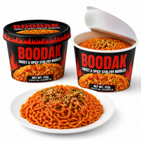 Mie Instan Ayam Pedas Manis Goreng 112g dalam Cup untuk Importir Distributor Pembeli Grosir Pesanan Massal
