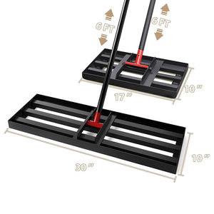 JH-Mech Équipement de terrain de <span class=keywords><strong>golf</strong></span> robuste Niveau de facilité Sol Sable Saleté Surfaces Râteau de nivellement de pelouse peint durable - Product Image 1