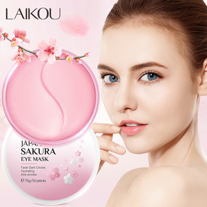 LAIKOU ซากุระ นูริชชิ่ง แอนด์ ไบรท์เทนนิ่ง อาย เจล มาส์ก ลดรอยคล้ำรอบดวงตา ริ้วรอย แผ่นเจลบำรุงรอบดวงตา 50 ชิ้น ผลิตภัณฑ์ดูแลดวงตา - Product Image 1