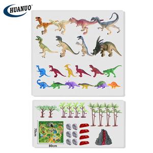 Jouets de dinosaures pour enfants, figurines, ensemble de <span class=keywords><strong>jeu</strong></span> avec tapis d'activités, boîte de rangement pour <span class=keywords><strong>t</strong></span>ête de <span class=keywords><strong>T</strong></span>-<span class=keywords><strong>Rex</strong></span>, jouets de dinosaures - Product Image 2