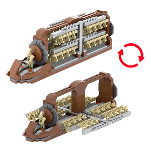 Ensemble de construction de vaisseaux d'attaque de plâneurs de combat de l'armée clone avec 32 soldats de combat, jouets de construction de porte-troupes, cadeau pour les fans de Star Wars - Product Image 4