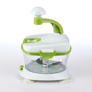 Picadora de Alimentos Manual con Manivela, Cortadora de Verduras Multifunción, Mezcladora con Cesta de Drenaje - Product Image 5