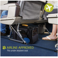 Mochila Porta Mascotas Plegable y Portátil, 10 kg, Aprobada por Aerolíneas, Transpirable, Bolsa de Viaje para Animales Pequeños