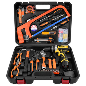 High Quality 52-Piece Home Decoration Hand Drill <b>Tool</b> <b>Set</b> Household Combination Kit with Hard Case Packaging - Product Image 1