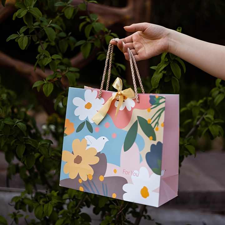 ZD19 ZD19 Wholesale Luxury Black Shoes Clothes Packing Paper Bags