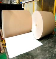 Carton de test en kraft blanc recyclable 110-170GSM Disponible en rouleaux et en feuilles