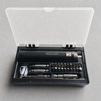 Ensemble de tournevis électrique sans fil multifonction rechargeable par USB avec porte-embouts, douilles et embouts de perçage pour réparation de précision