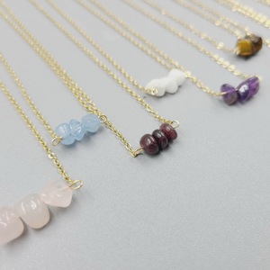 Collar personalizado <span class=keywords><strong>de</strong></span> piedra <span class=keywords><strong>de</strong></span> nacimiento, colgante <span class=keywords><strong>de</strong></span> cristal curativo, joyería <span class=keywords><strong>de</strong></span> cristal crudo - Product Image 4