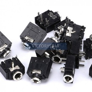 Stereo Audio <strong>Socket</strong> Dual Channel <strong>Socket</strong> with NutM Stereo - Product Image 1