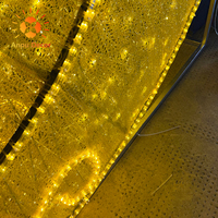 Usine chinoise décoration de vacances grande forme de Led Mubarak croissant d'or Ramadan Eid lune arbre Hilal