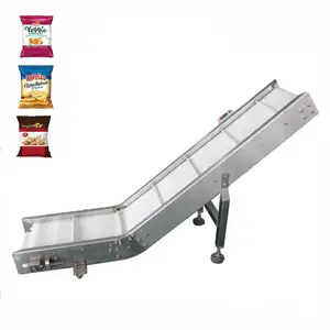 低成本食品级立式填充密封包装机带蓄能器台的食品输送机